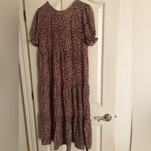 New Boho leopard print Boho dress from Amazon